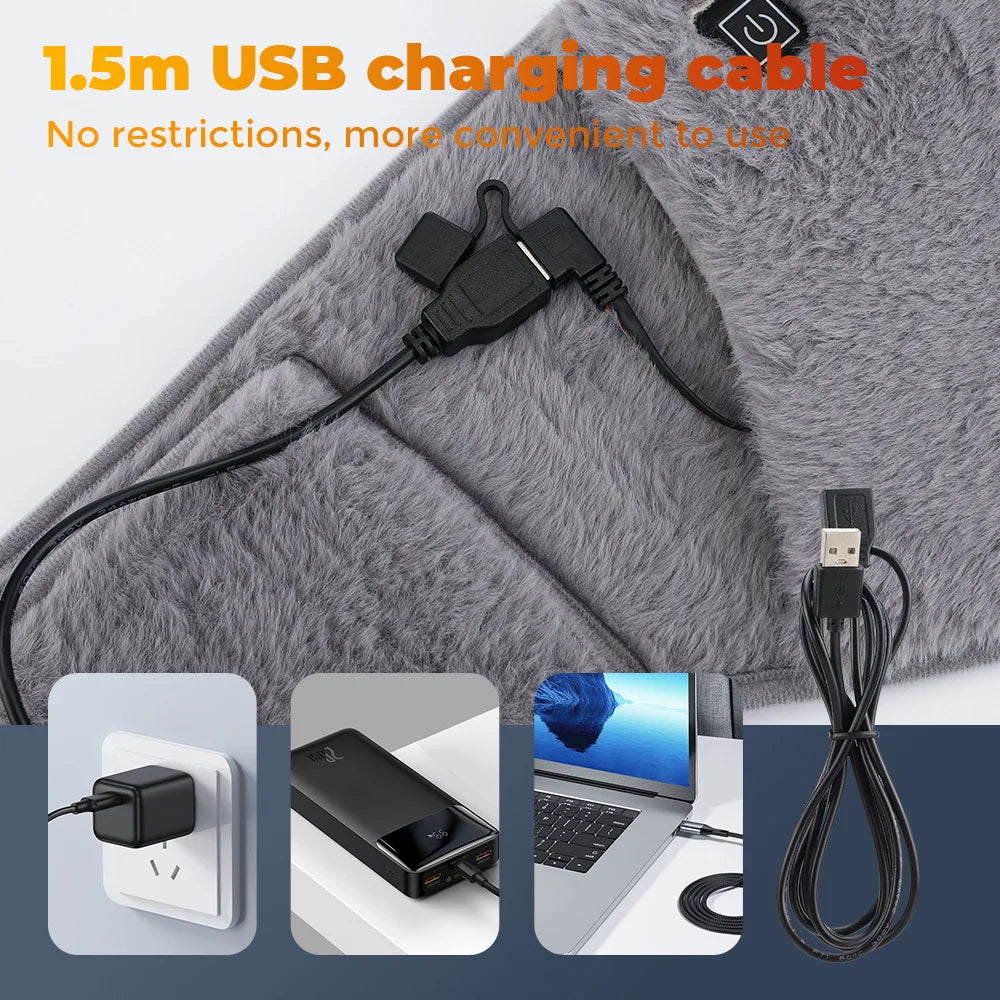 Electric Heating Belt Abdominal Back Muscle Warm Therapy