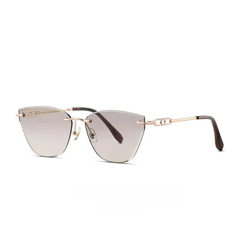 Rimless Polygon Sunglasses