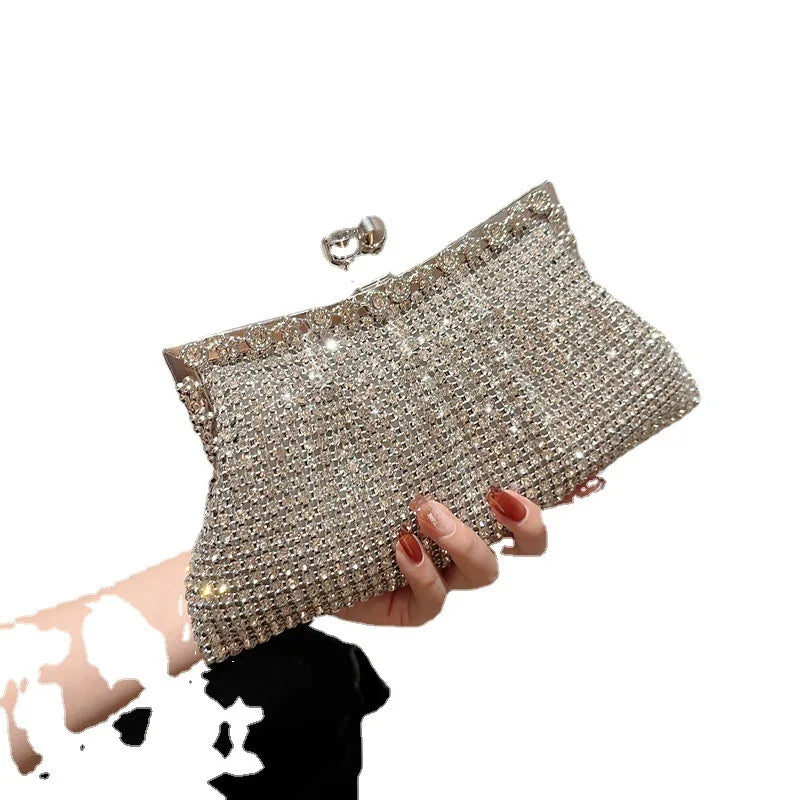 Luxe Rhinestone Evening Clutch