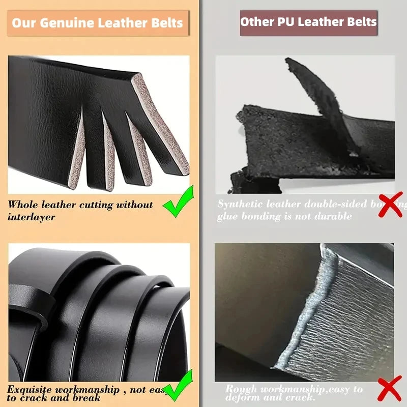 Knot Buckle Leather Belt