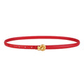 Knot Buckle Leather Belt