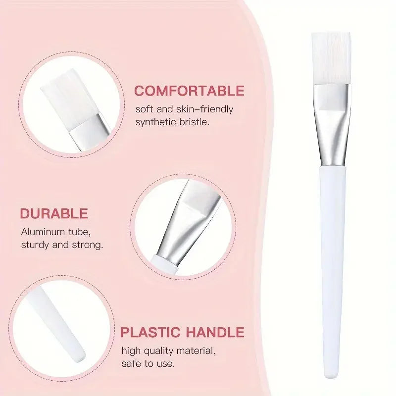 White Mask Applicator Set