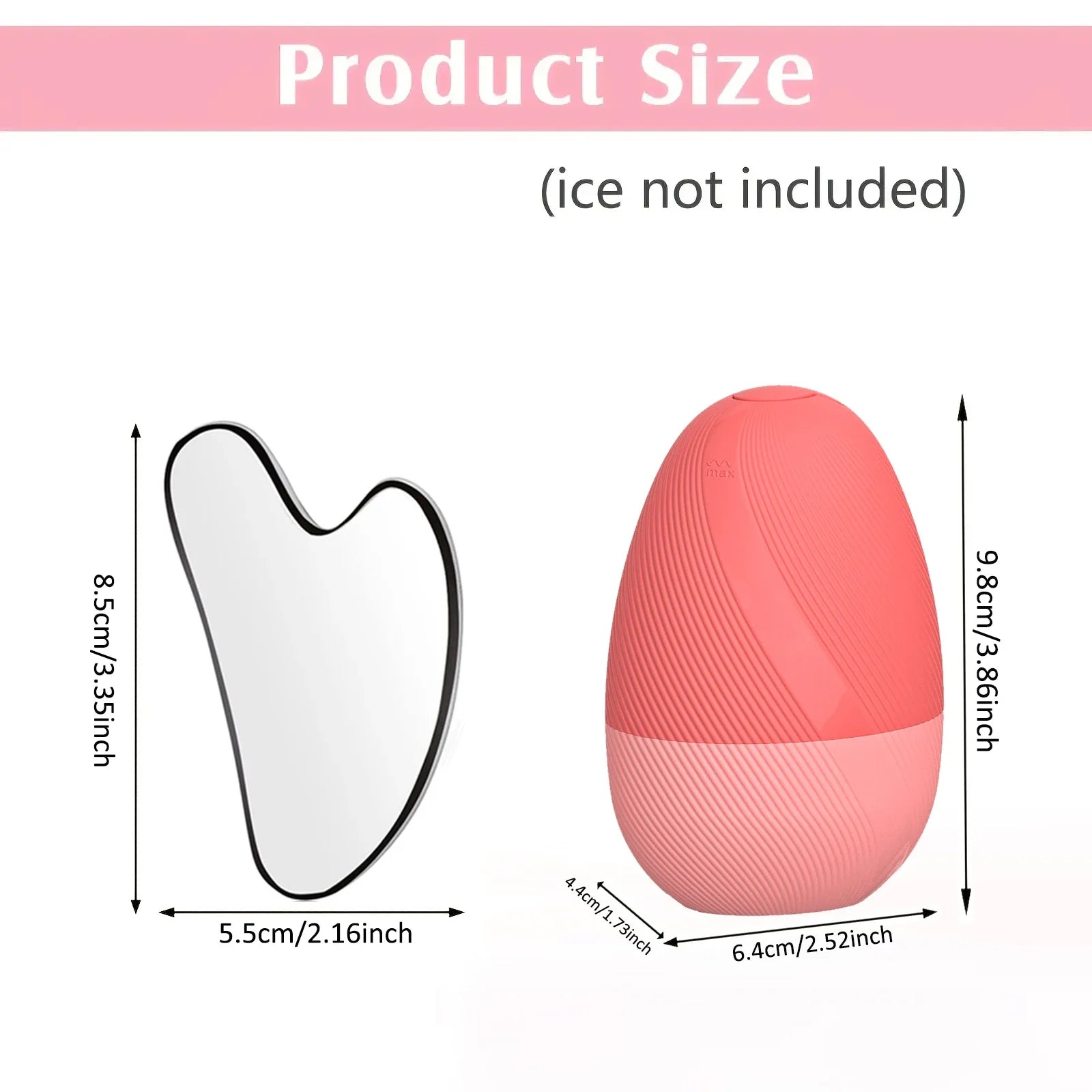 stainless steel facial ice roller