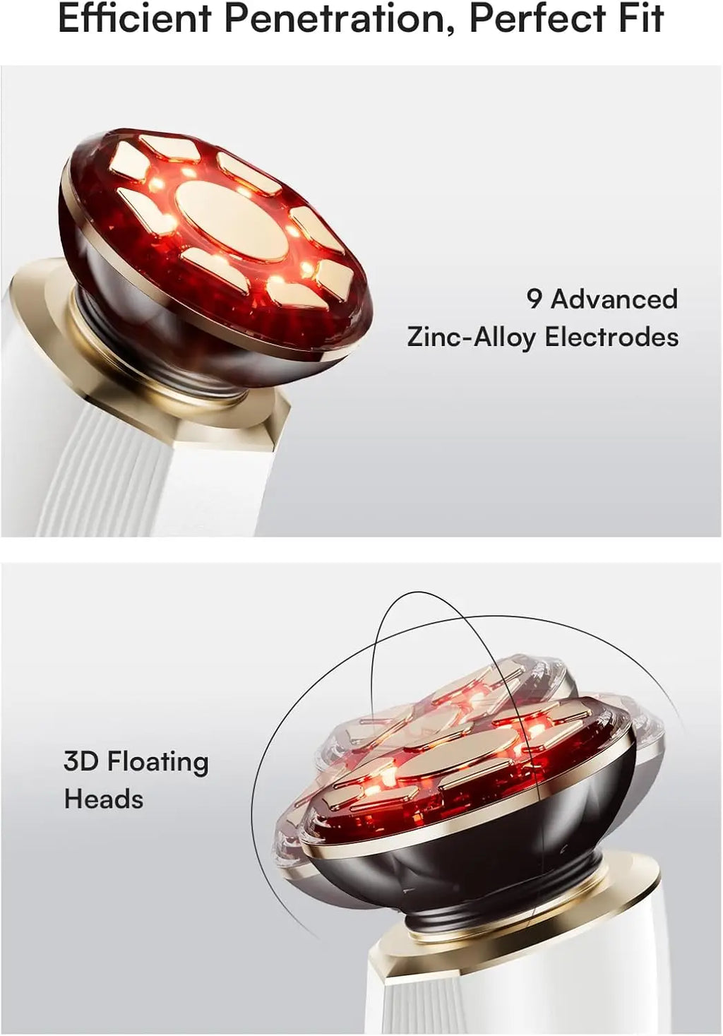 3-in-1 Red Light Facial & Neck Massager