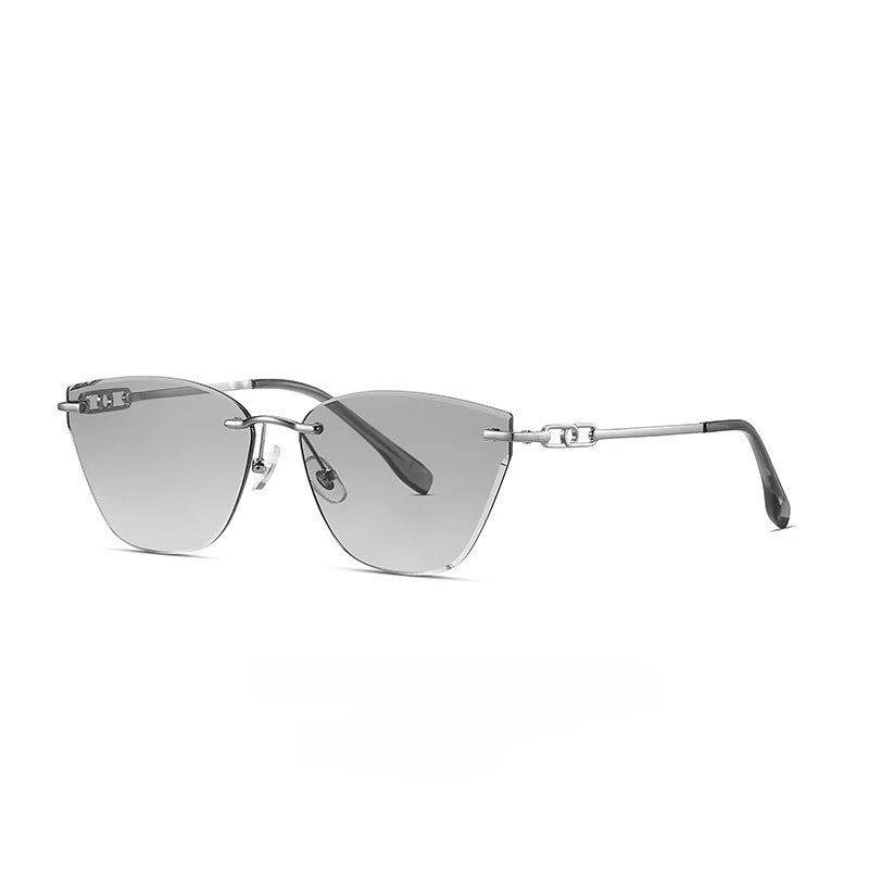 Rimless Polygon Sunglasses