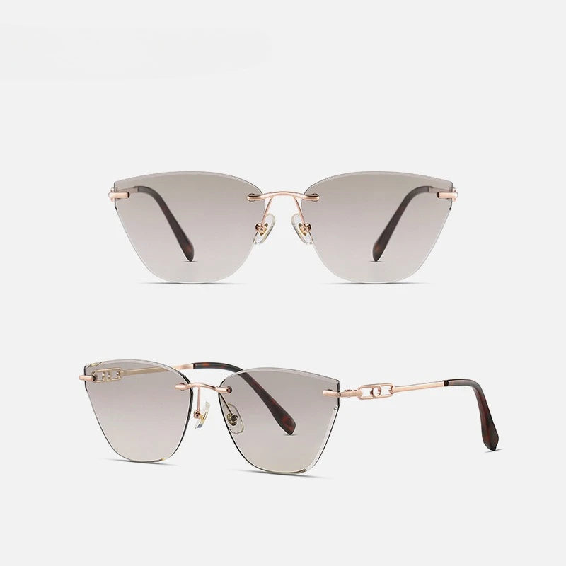 Rimless Polygon Sunglasses