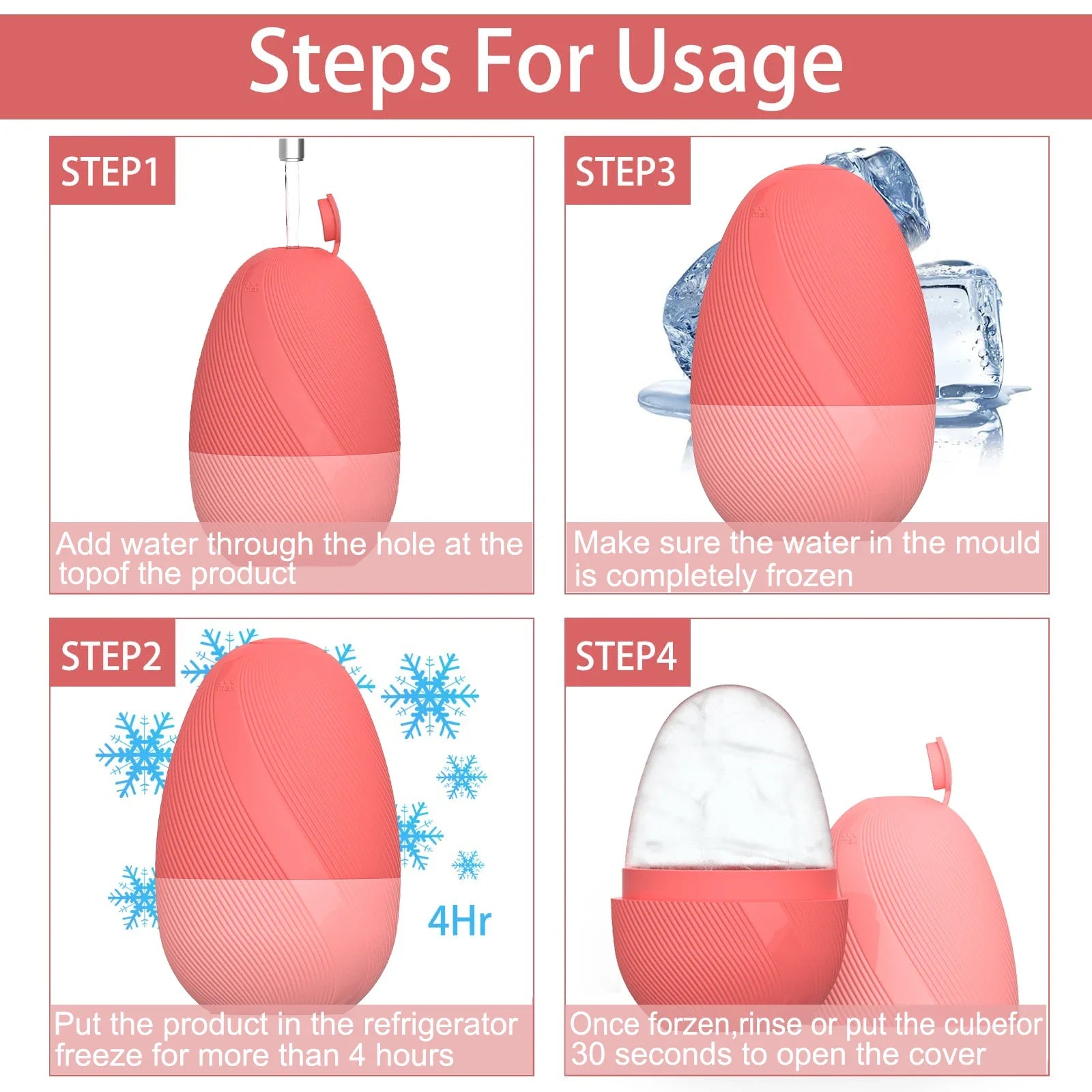stainless steel facial ice roller