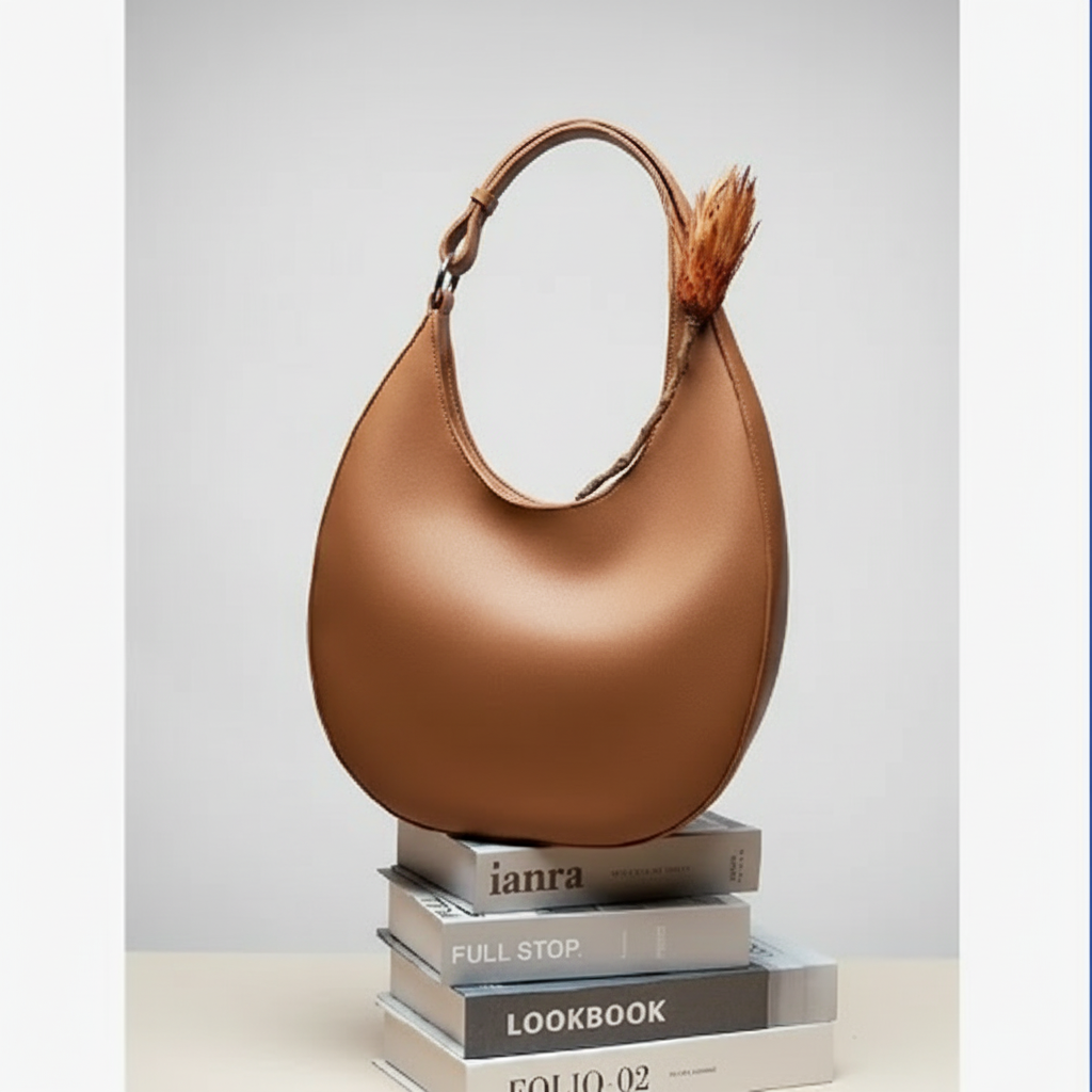 Luna Leather Shoulder Bag